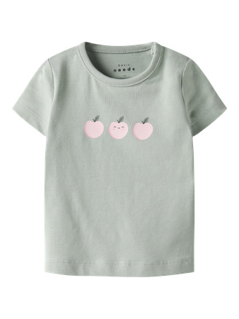 Se NAME IT T-shirt Vubie Aqua Gray Apple hos SmartKidz
