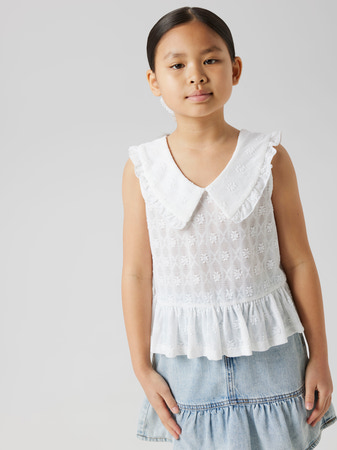 NAME IT Top Holo Bright White