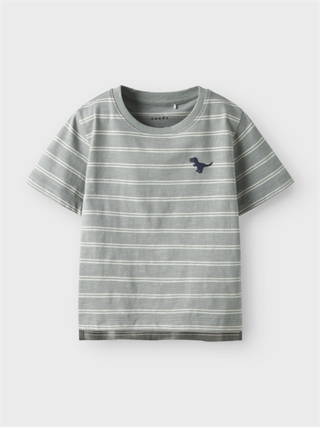 NAME IT T-Shirt Voby Whitecap Gray Slate Gray