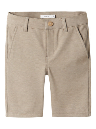 NAME IT Comfort Chino Shorts Silas Weathered Teak Pattern