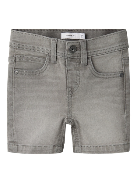 Se NAME IT Denim Shorts Silas Light Grey Denim hos SmartKidz