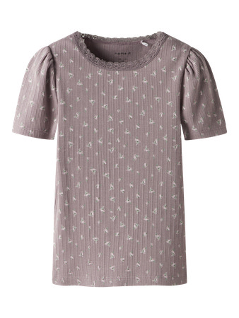 Se NAME IT T-shirt Hoise Purple Dove hos SmartKidz
