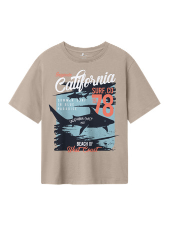 Se NAME IT T-shirt Hirlan Island Fossil hos SmartKidz
