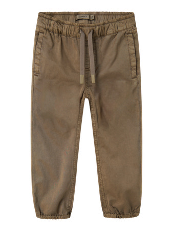 NAME IT Twill Jogger Bukser Ryan Walnut
