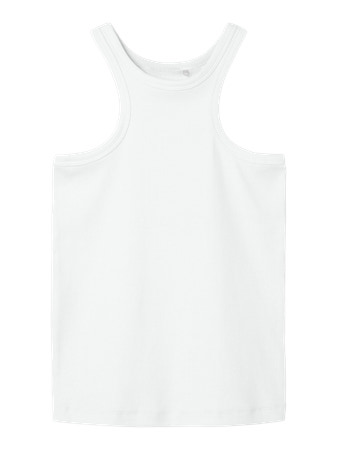 Se NAME IT Top Halter Slim Hellemie Lucent White hos SmartKidz
