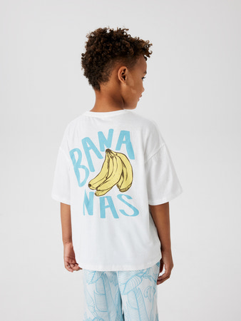 Se NAME IT T-shirt Jacob Bright White Milky Blue hos SmartKidz