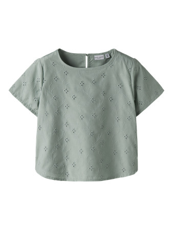 NAME IT T-shirt Violeta Aqua Gray