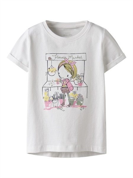 Se NAME IT T-shirt Vix Bright White Market hos SmartKidz