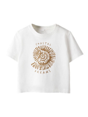Se NAME IT T-shirt Haline Cloud Dancer hos SmartKidz