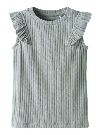 NAME IT Top Jessia Aqua Gray