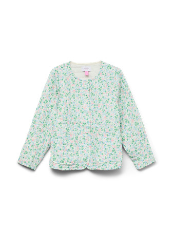 Se VERO MODA GIRL Quiltet Jakke Ditsy Cloud Dancer Ditsy hos SmartKidz