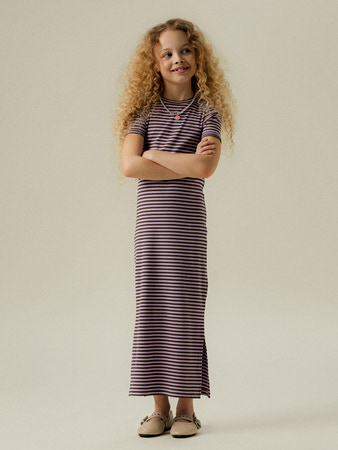 NAME IT Lang Kjole Helina Lavendula