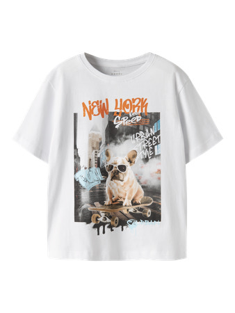 Se NAME IT T-shirt Voto Bright White Street Style hos SmartKidz