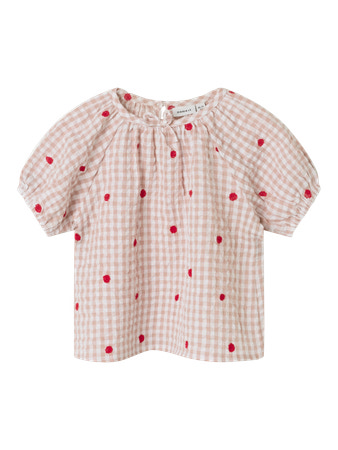 NAME IT Top Kamille Burnished Lilac Bright White