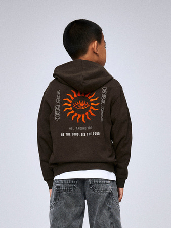 Se NAME IT Hoodie Lanton Turkish Coffee hos SmartKidz