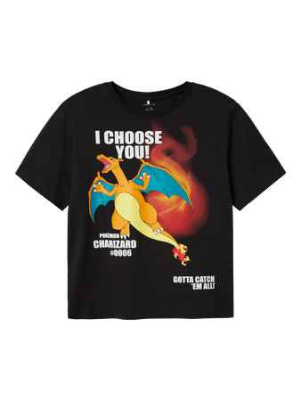 NAME IT Pokemon T-shirt Javis Black