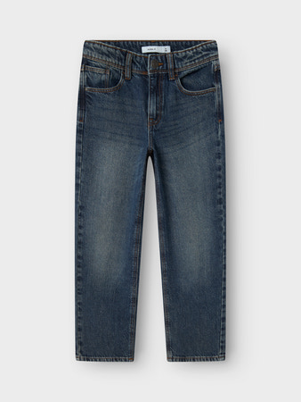 Se NAME IT Straight Jeans Ryan Dark Blue Denim hos SmartKidz