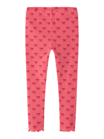 NAME IT Sløjfe Leggings Karina Rapture Rose