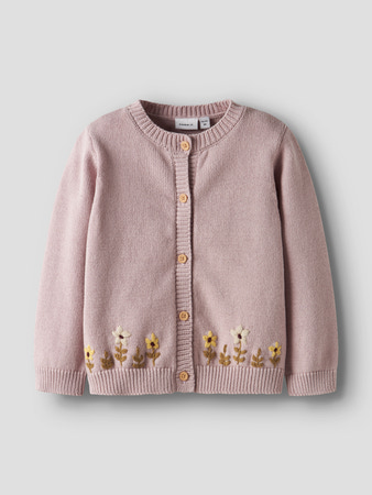Se NAME IT Strik Cardigan Kanja Burnished Lilac hos SmartKidz