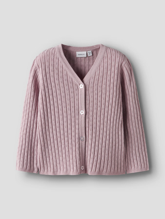 Se NAME IT Strikket Cardigan Kind Burnished Lilac hos SmartKidz