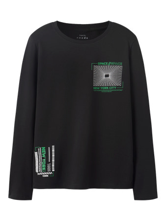 Se NAME IT Bluse Vux Black Space hos SmartKidz