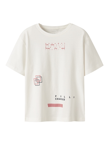 Se NAME IT T-shirt Kingston Coconut Milk hos SmartKidz