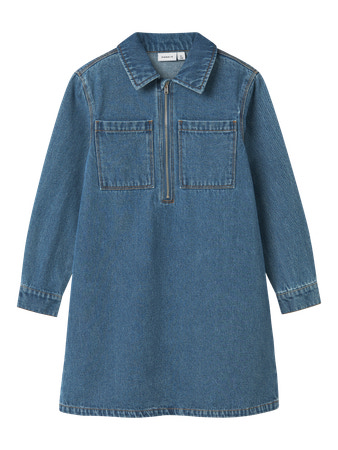 NAME IT Denim Kjole Astrid Medium Blue Denim