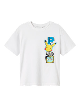NAME IT T-shirt Jeno Pokemon Bright White