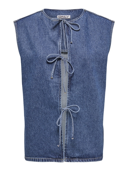 Se ONLY Sløjfe Vest Dorsi Medium Blue Denim hos SmartKidz