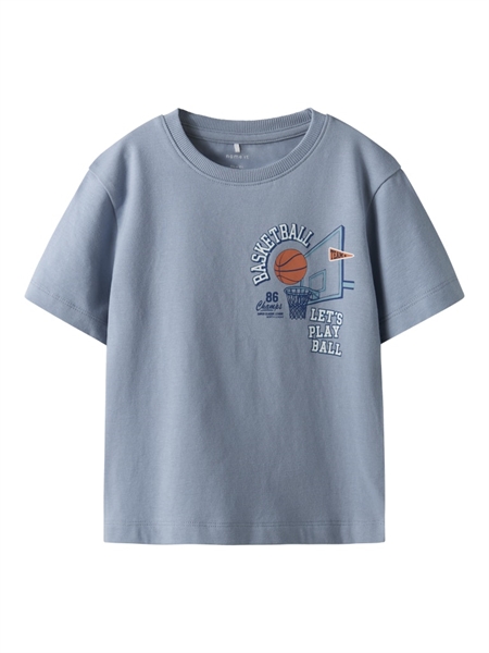 Se NAME IT T-shirt Keith Dusty Blue hos SmartKidz