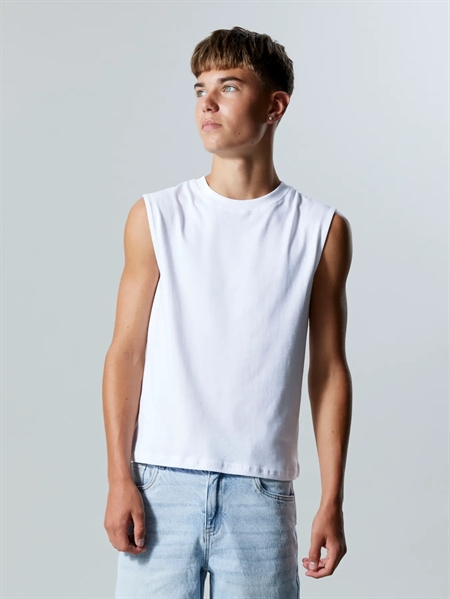 Se LMTD Tank Top Fagen Bright White hos SmartKidz