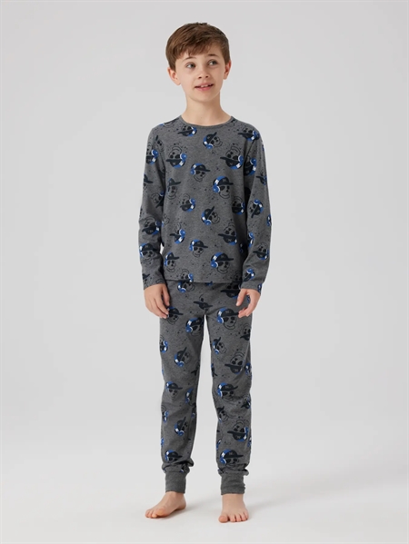 NAME IT Natsæt Mel Skull Dark grey