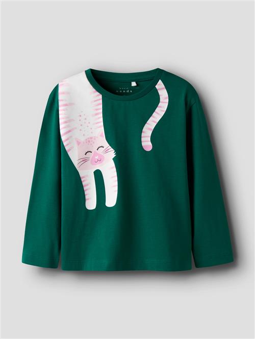 NAME IT Langærmet Bluse Veen  Aventurine Pink Cat