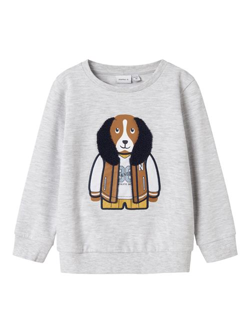 Se NAME IT Sweatshirt Kamden Light Grey Melange hos SmartKidz