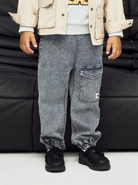 Se NAME IT Baggy Jeans Ben Dark Blue Denim hos SmartKidz