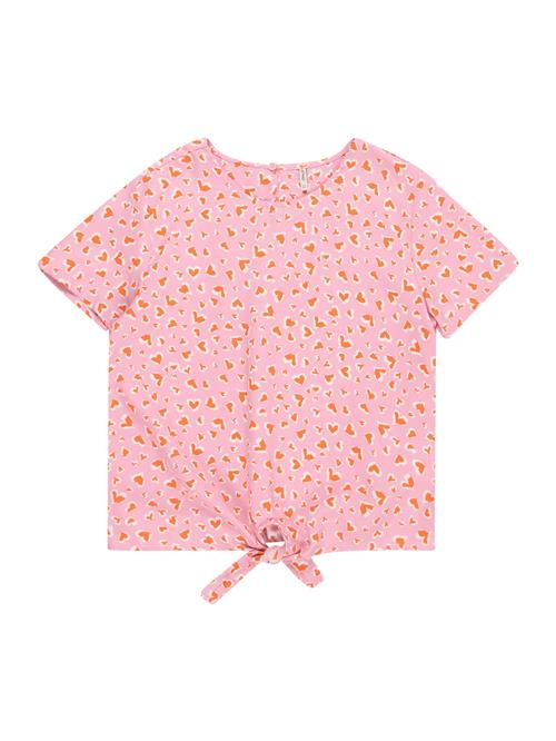 ONLY GIRLS Bluser & t-shirts 'PALMA'  orange / lys pink / hvid