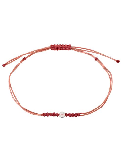 Pilgrim Armbånd 'Birthstones'  rød / hvid
