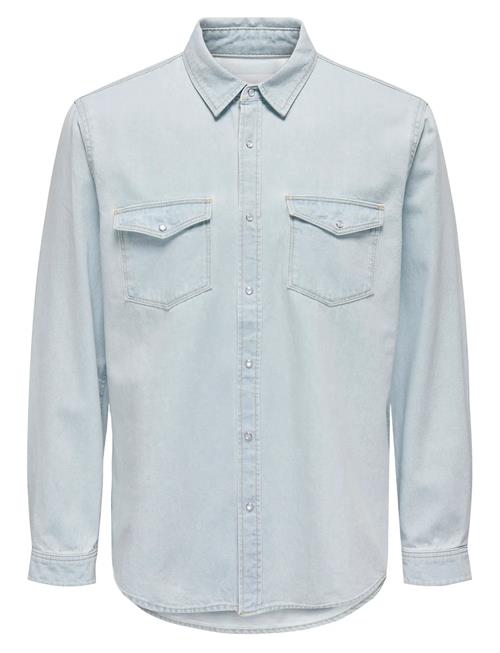 Onsbane 3247 Dnm Shirt Noos ONLY & SONS Blue