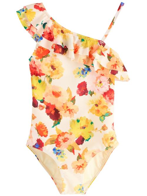 Se Next Badedragt  creme / gul / pastelpink / mørkerød ved About You