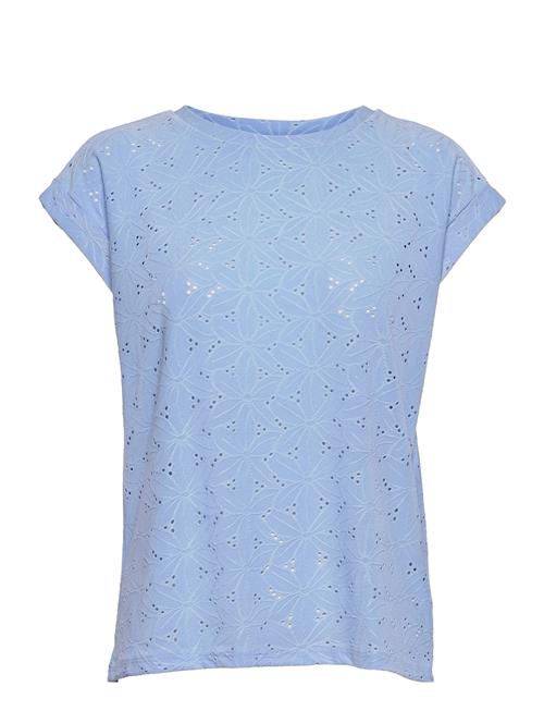 Fqblond-Tee-Flower FREE/QUENT Blue