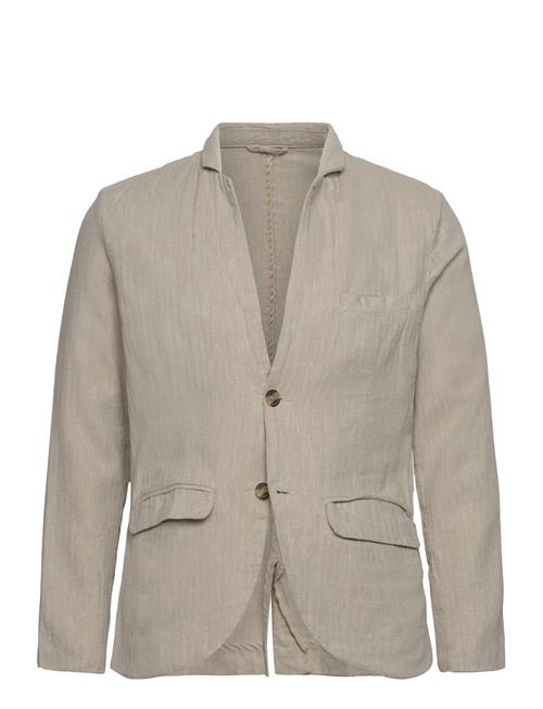 Cotton Linen Blazer Lindbergh Grey