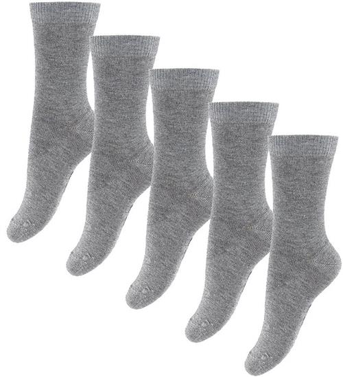 Fuzzies Strømper - 5-Pak - Light Grey