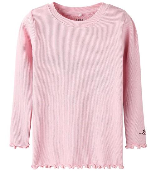 Name It Bluse - Rib - Nmfkayla - Bleached Mauve