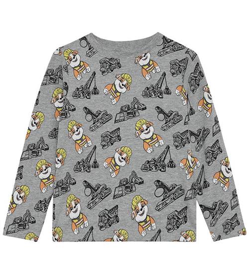 Minymo Bluse - Paw Patrol - Grey Melange