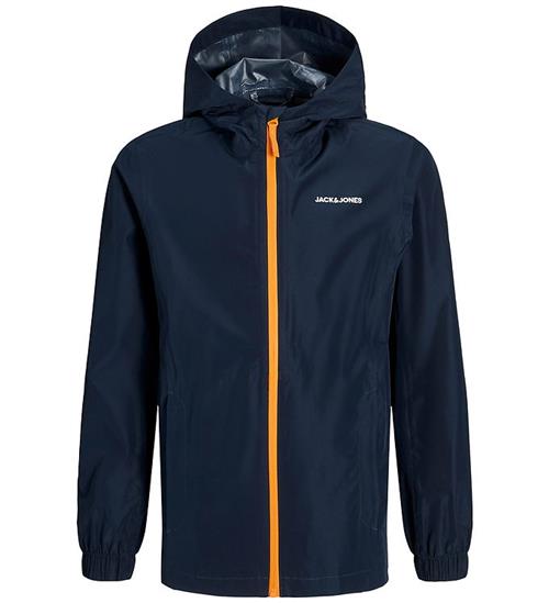 Jack & Jones Regn Jakke - JjefLynn - Sky Captain/Dark Cheddar