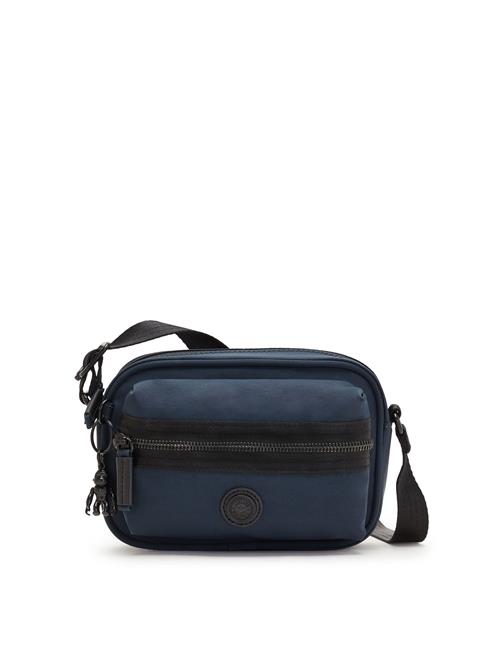 KIPLING Skuldertaske 'Enise Met'  mørkeblå / sort