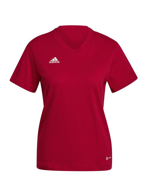 Se ADIDAS PERFORMANCE Funktionsbluse 'Entrada 22'  rød / hvid ved About You