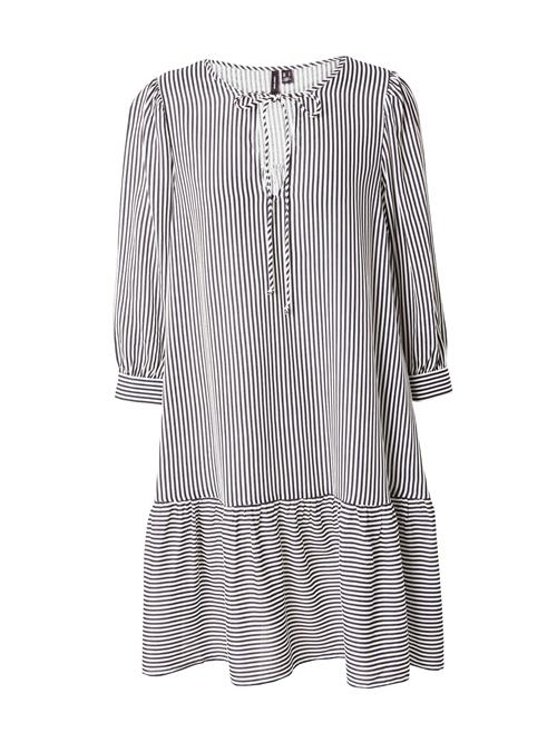 Se VERO MODA Kjole 'VMBumpy'  sort / hvid ved About You