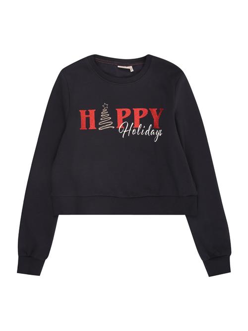 ONLY GIRLS Sweatshirt 'KOGNORA'  natblå / guld / rød / hvid