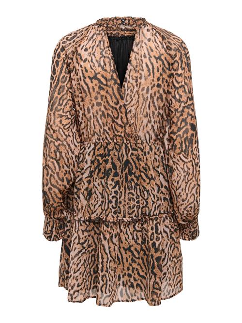 ONLY Kjole 'ONLIsabella'  beige / lyseorange / sort
